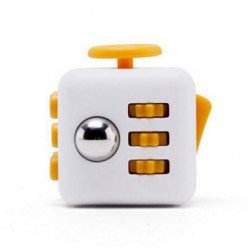Fidget Cube Relieves Stress and Anxiety for Child, Adult (Yellow)